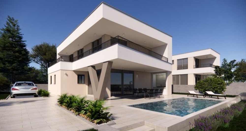 Moderne Luxusvilla in Kroatien - Panorama Scouting Immobilien.