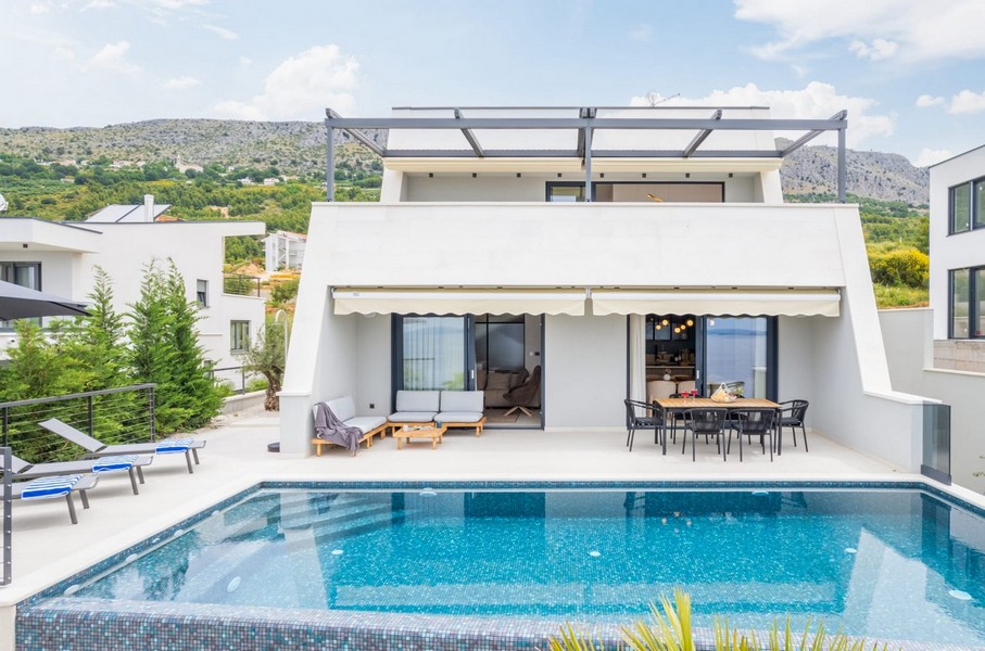 Moderne Villa kaufen in Kroatien - Panorama Scouting Split.
