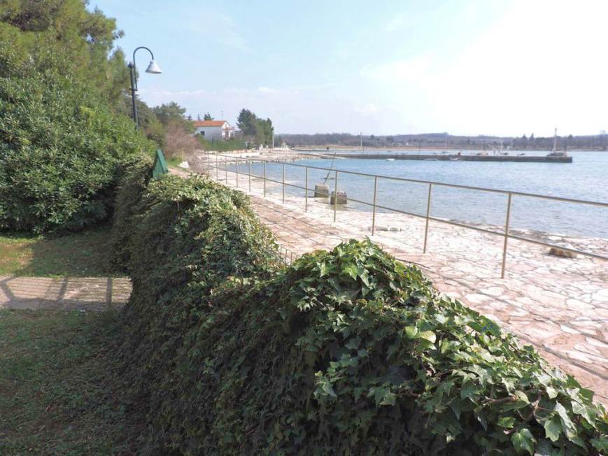 Istrien, Novigrad Bungalow am Meer mit großem Garten.