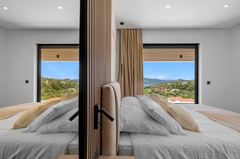 Schlafzimmer mit Ausblick