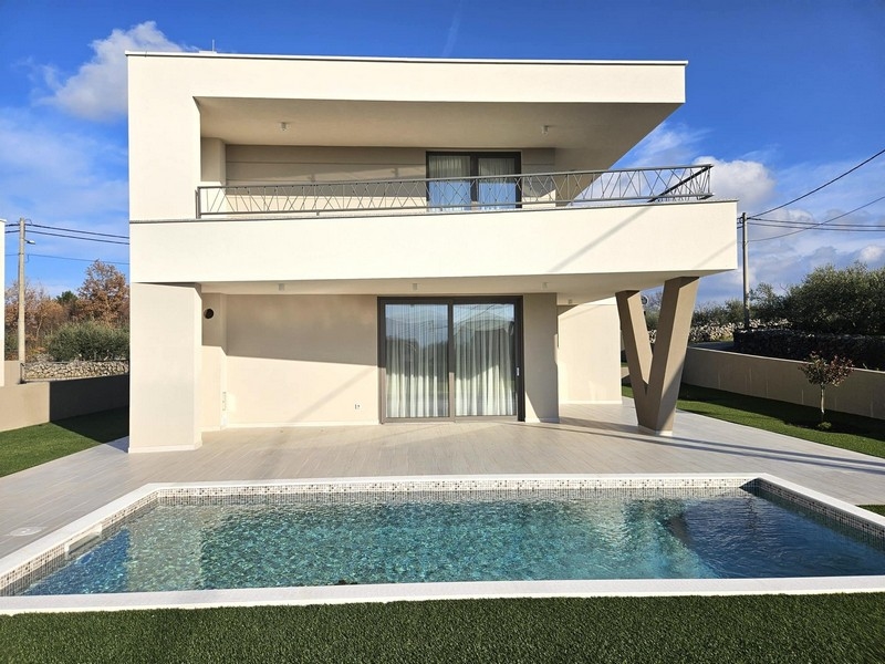 Moderne Villa mit Pool kaufen Insel Krk, Kroatien - Panorama Scouting.