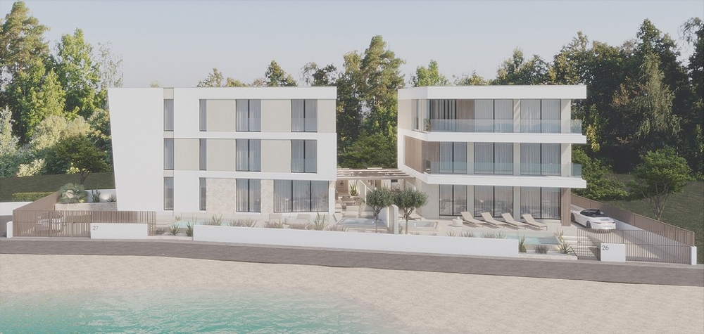 Luxusvilla direkt am Meer kaufen in Kroatien - Panorama Scouting H3723.