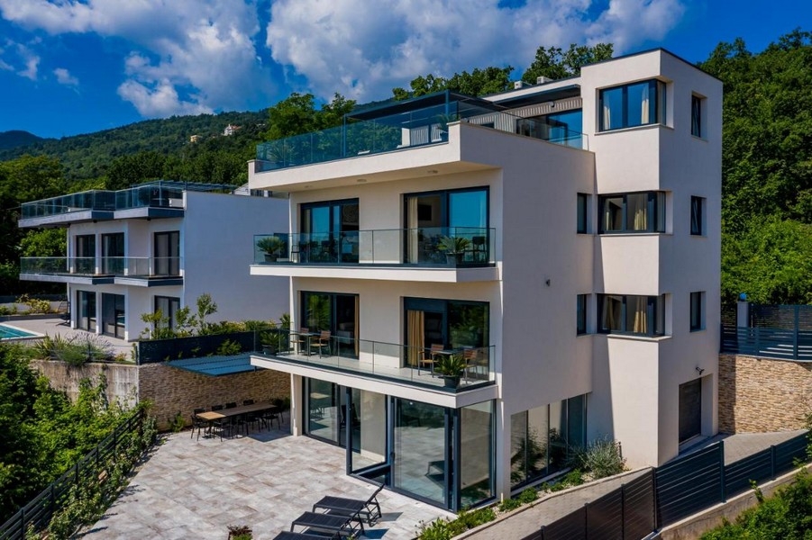 Immobilien an der Opatija Riviera bei Lovran.