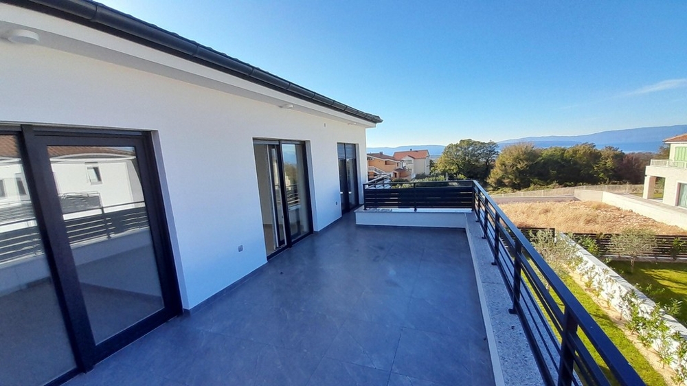 Meerblick der Immobilie H3772 auf der Insel Krk in Kroatien.