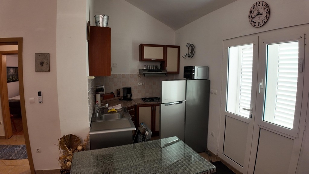 Küche im Dachgeschoss.