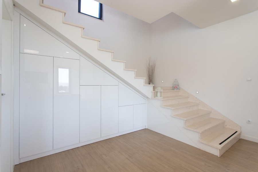 Meerblick vom Obergeschoss des Schlafzimmers der Villa H1720, Kroatien - Panorama Scouting.