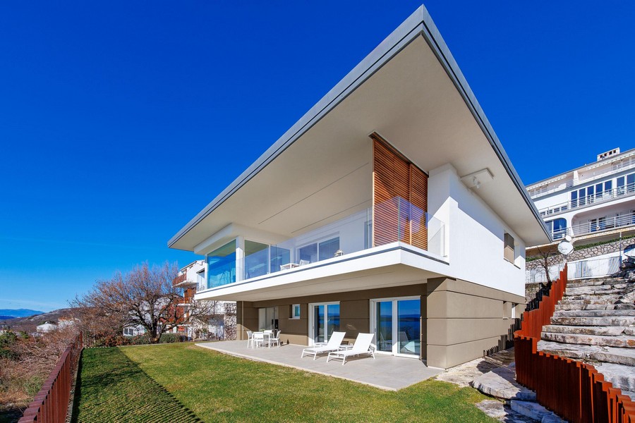 Moderne Villa mit Meerblick in Kroatien
