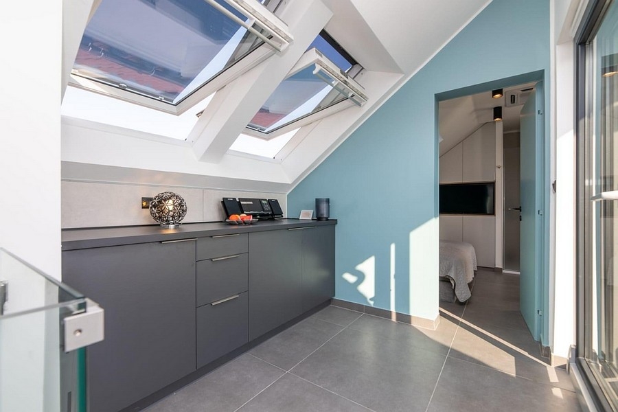 Einbauküche einer Wohneinheit