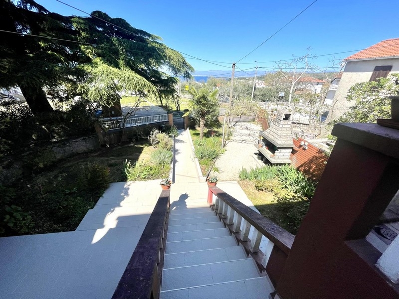 Meerblick des Hauses H3891 in Malinska auf Krk.