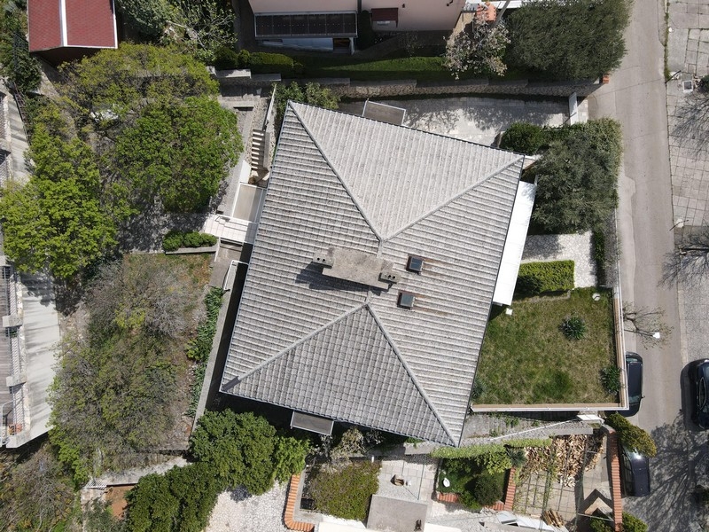 Dachansicht Haus Kroatien Grundstück Überblick