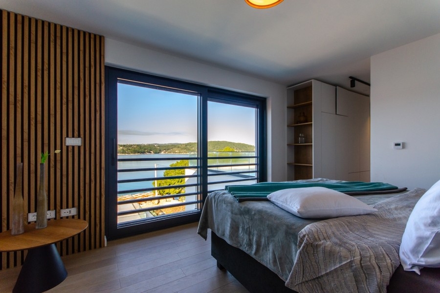 Schlafzimmer am Meer.