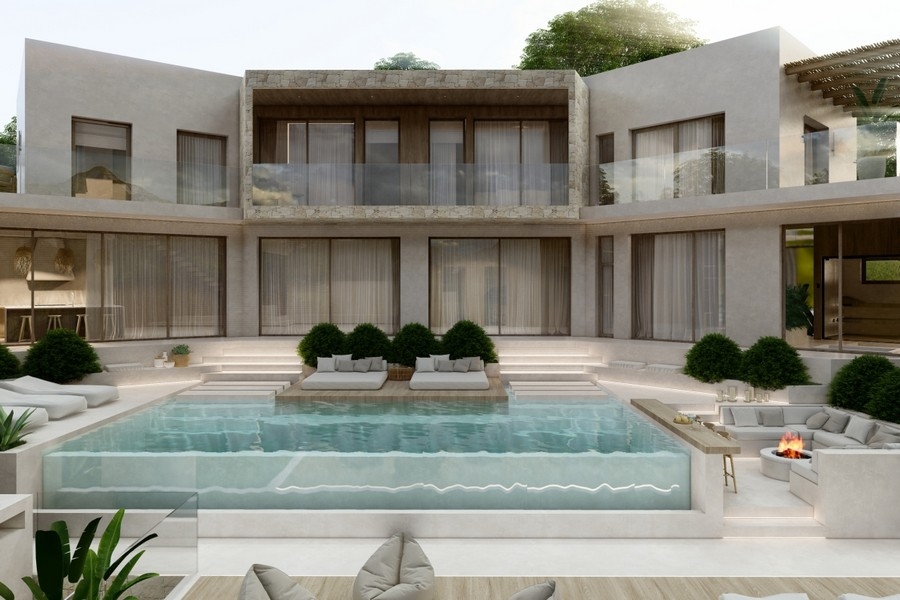 Moderne Luxusvilla mit Pool und mediterranem Design in Kroatien