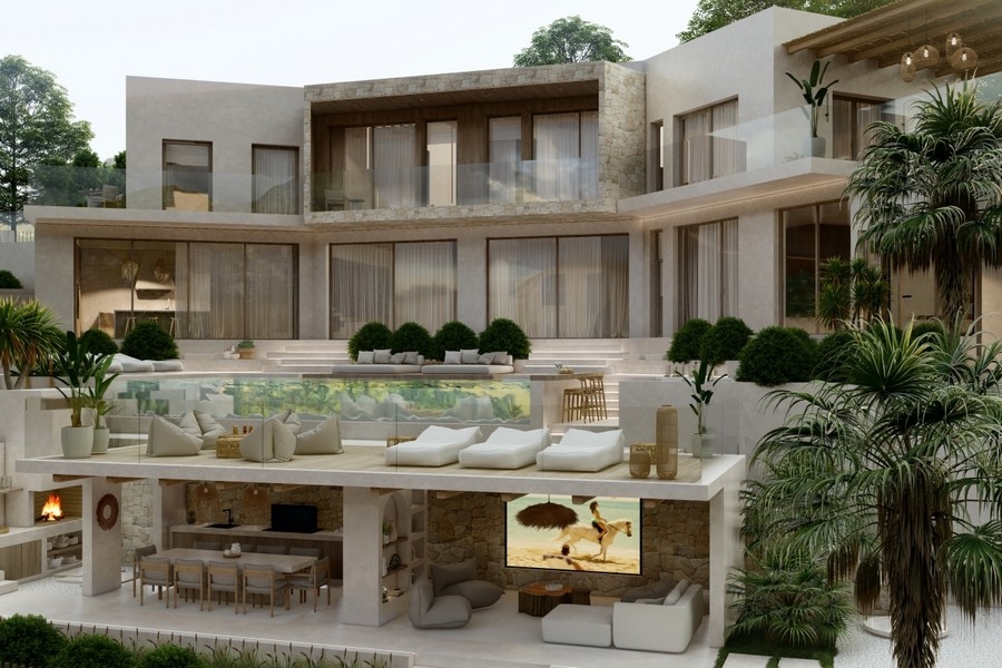 Exklusive Villa mit Poolterrasse und Loungebereich in Kroatien