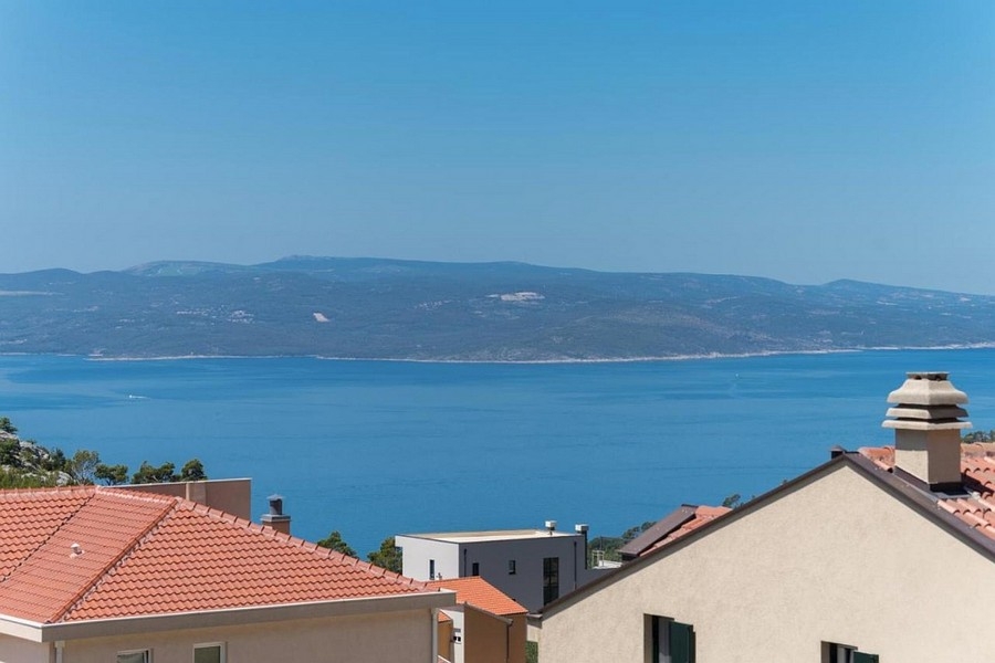 Meerblick auf die kroatische Küste
