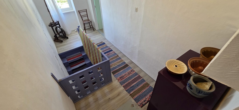 Treppenaufgang im Inneren des Hauses