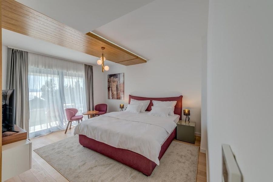 Schlafzimmer mit Terrassenzugang