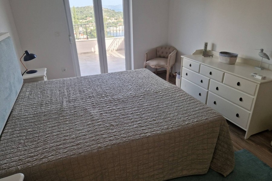 Schlafzimmer mit Meerblick