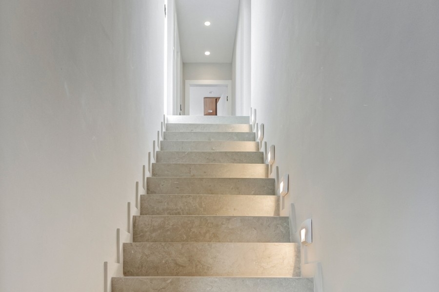 Treppe im Inneren der Villa