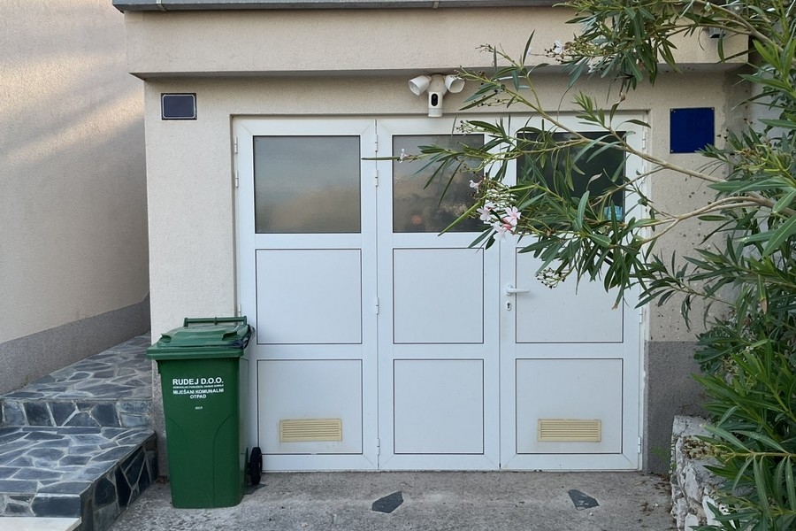 Garage des Hauses auf Ciovo in Kroatien