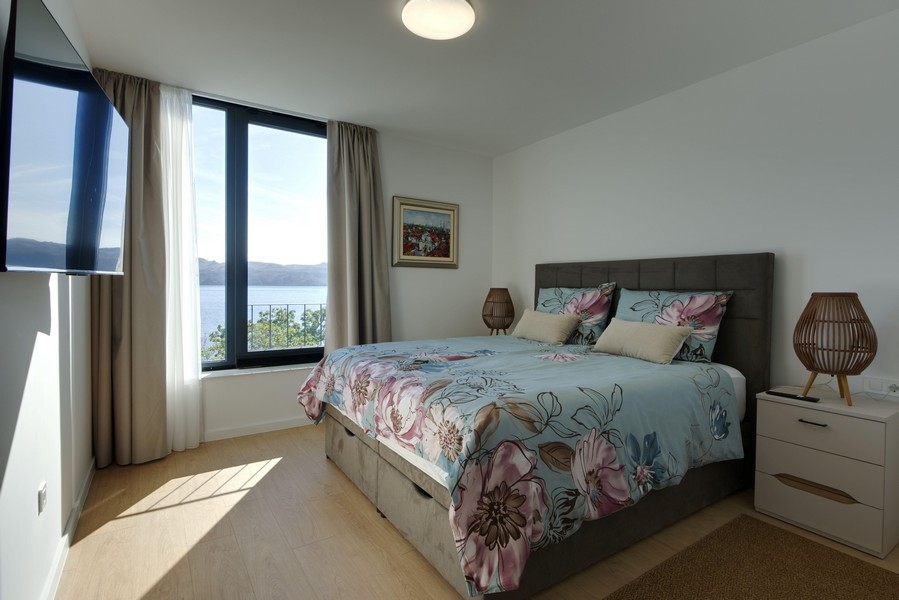 Schlafzimmer mit Meerblick