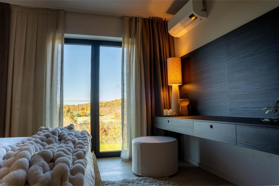 Schlafzimmer mit Klimatisierung