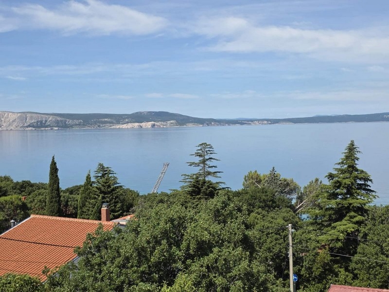 Panoramablick auf das Meer in Kroatien