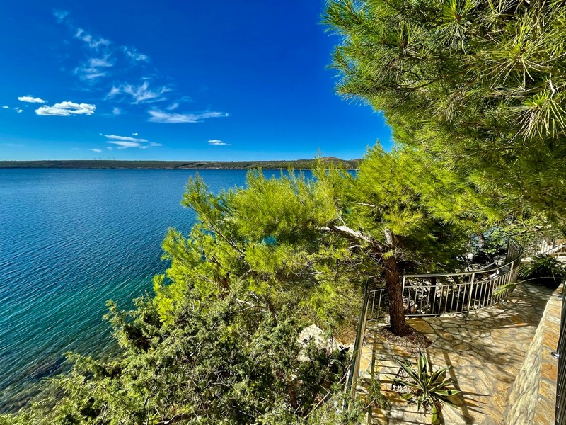Meerblick vom Grundstück in Kroatien