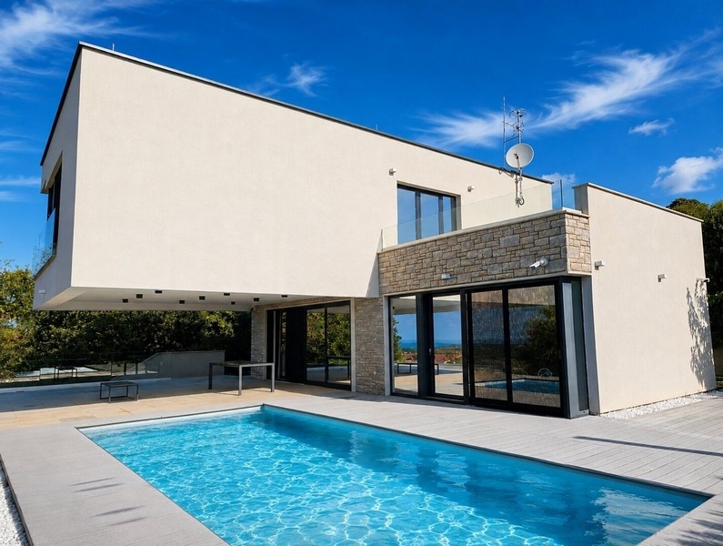 Moderne Villa mit Pool in Porec Kroatien