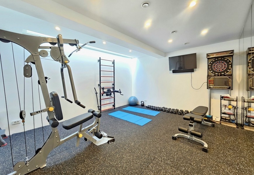 Fitnessbereich der Villa in Kroatien