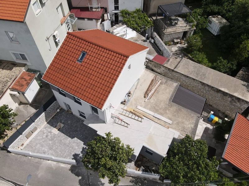Luftaufnahme des Hauses