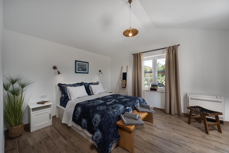 Zweites Schlafzimmer mit Doppelbett
