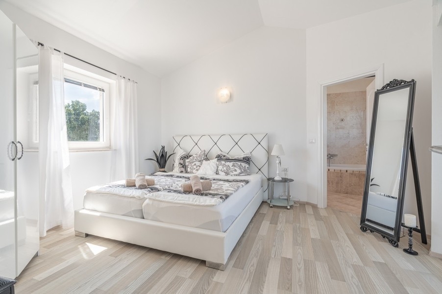 Weiteres Schlafzimmer der Villa bei Porec in Istrien