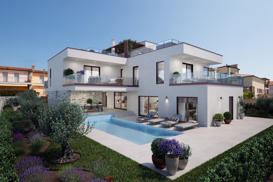 Haus kaufen in Kroatien - Villa mit Pool bei Novigrad