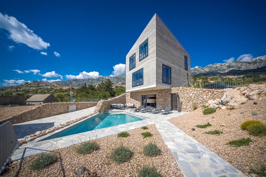 Haus kaufen in Kroatien - moderne Villa mit Pool in Lukovo Sugarje bei Karlobag