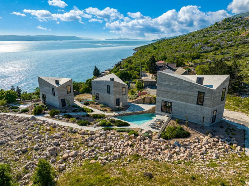 Villa mit Pool und Meerblick in Lukovo Sugarje