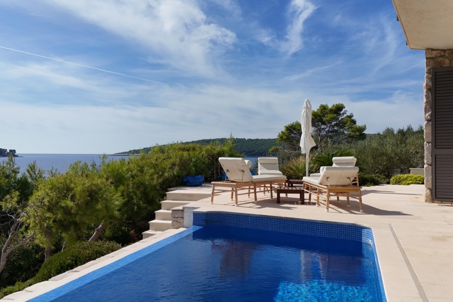 Villa am Meer mit Pool auf der Insel Korcula