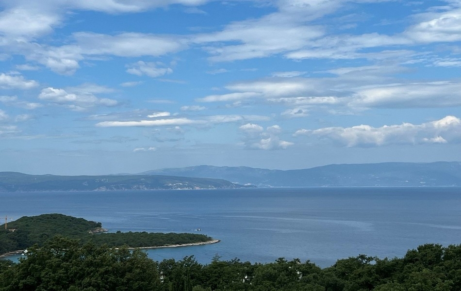 Meerblick vom Balkon der Immobilie A2924, die sich auf der Insel Krk in Kroatien befindet.