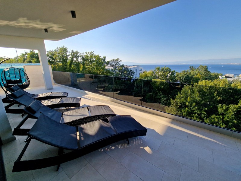 Penthouse mit Dachterrasse und Meerblick zum Verkauf in Kroatien - Panorama Scouting Immobilie A3043.