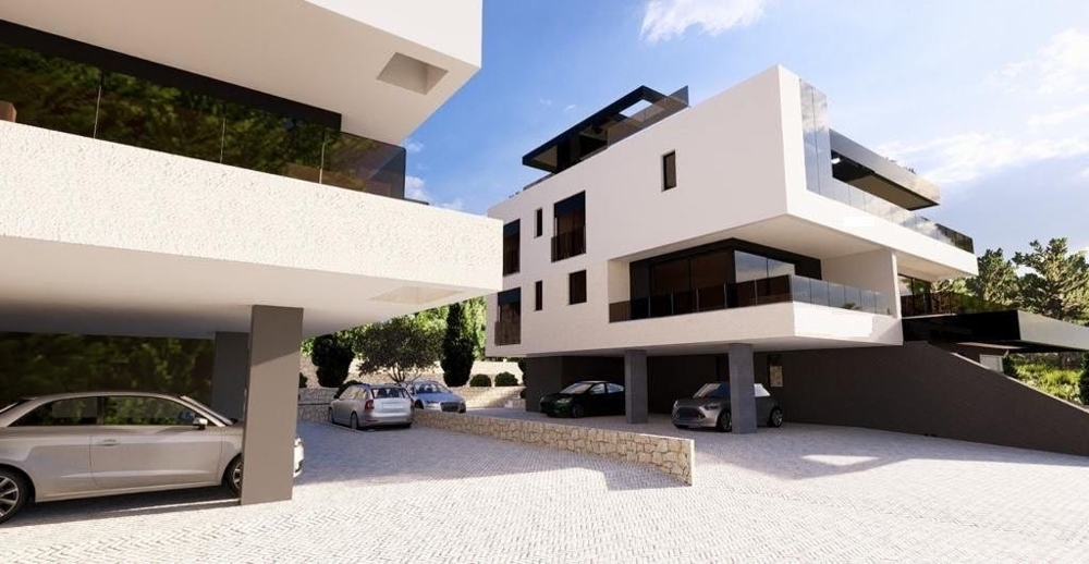 Stilvolle Appartementanlage in Kroatien mit Unterstellplätzen und zeitgenössischer Architektur – Investition in Kroatien