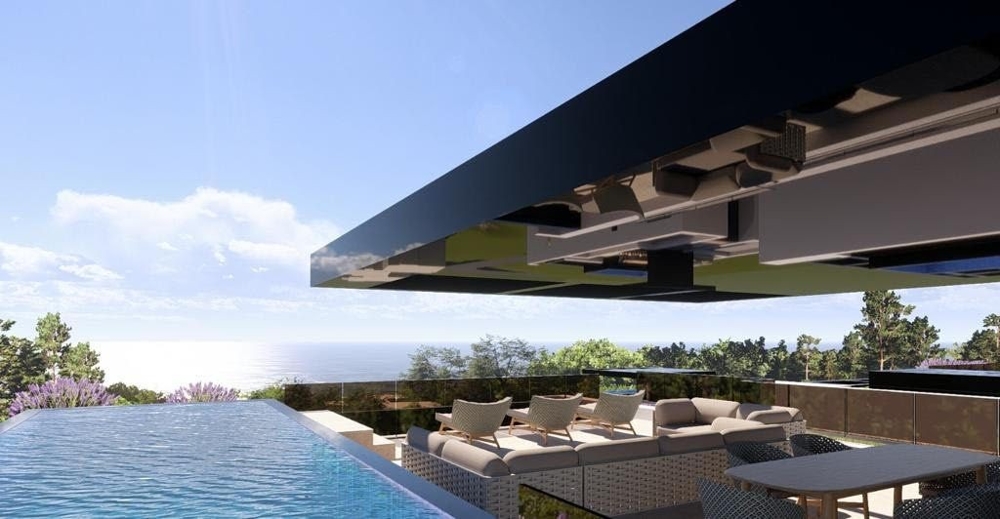 Designer-Villa mit Infinity-Pool und Meerblick auf Kroatien, moderne Architektur mit offener Terrasse – Penthouse kaufen in Kroatien.