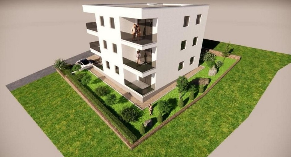 Neubau-Appartement in Kroatien mit Garten und großzügigen Balkonen