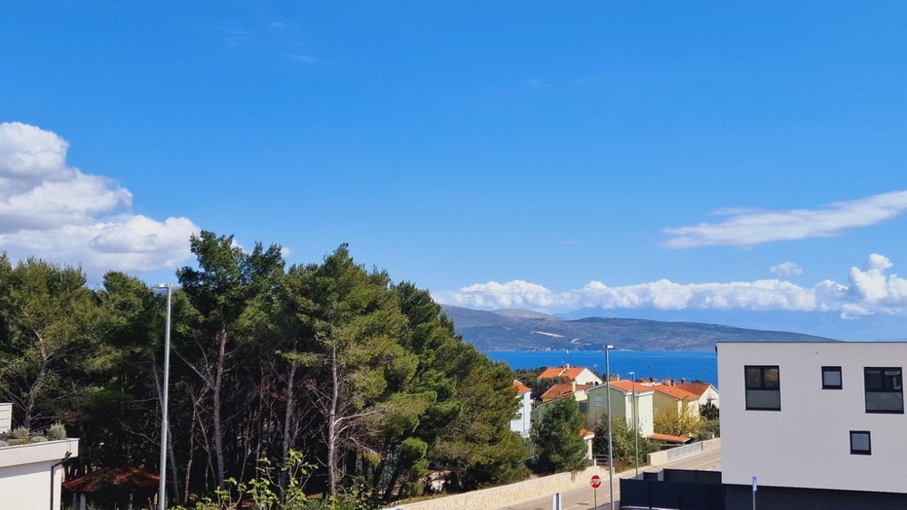 Meerblick von der Terrasse der Immobilie A3420 in Kroatien.