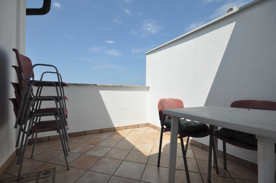 Terrasse der Wohnung A3478 in Porec, Istrien - Panorama Scouting.