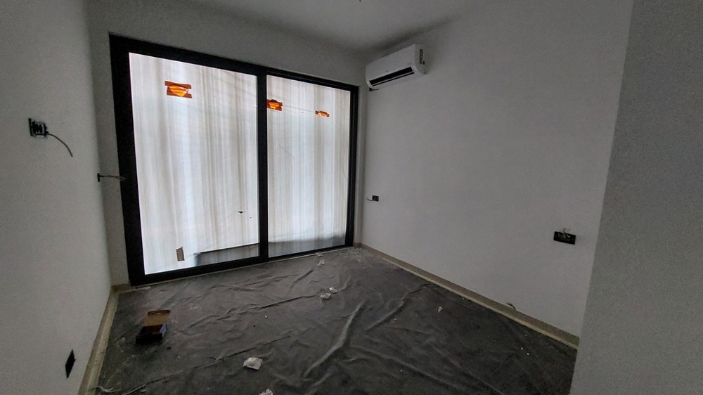 Klimatisiertes Schlafzimmer.