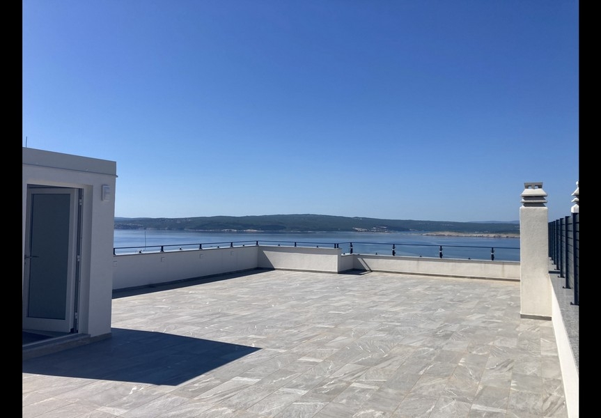Dachterrasse der Immobilie A3733 in Dramalj bei Crikvenica.