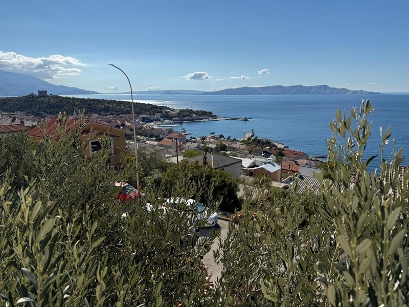 Blick von der Immobilie A3771 in Senj, Kroatien.