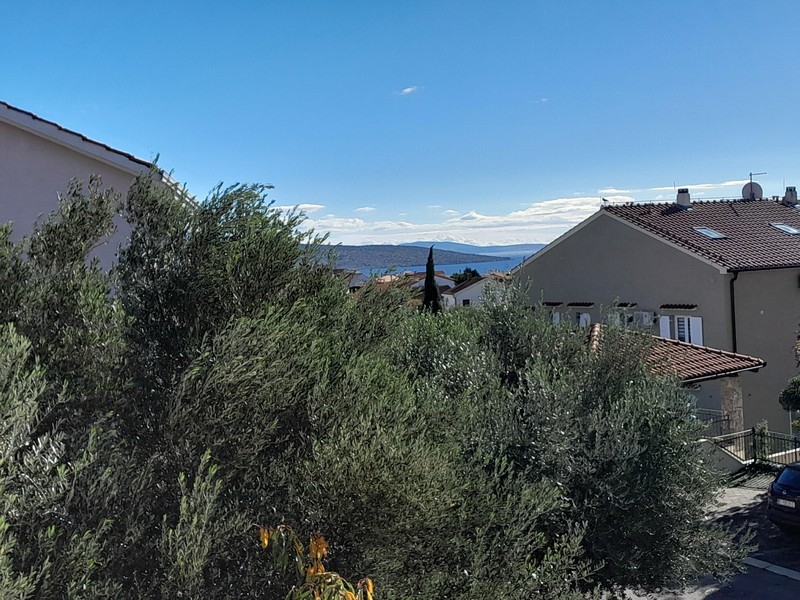 Blick auf das Meer von der Wohnung A3790 auf Krk.