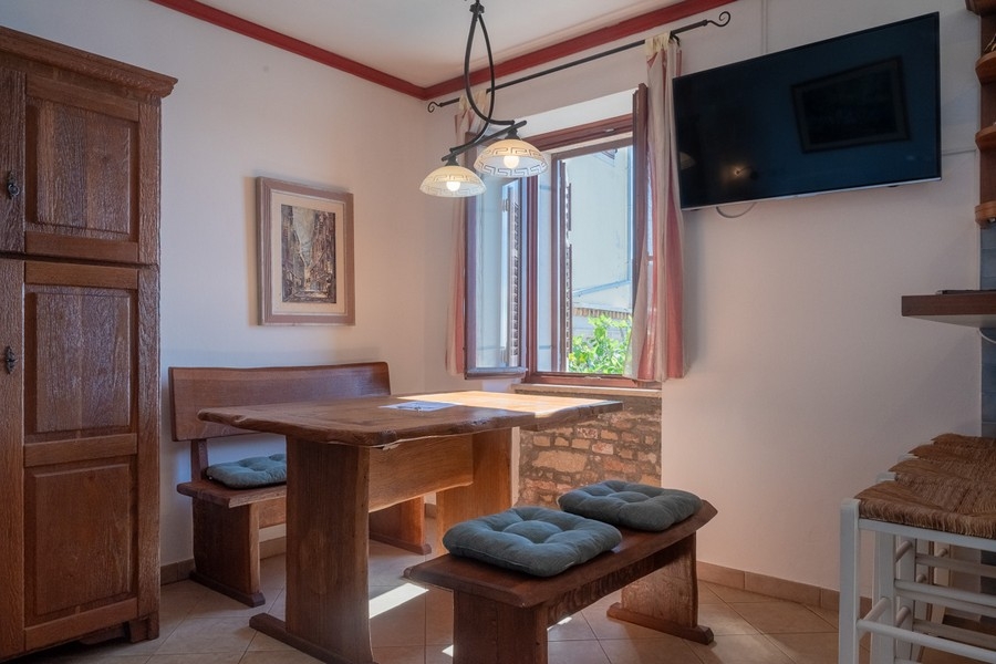 Essbereich der Immobilie A3795 in Rovinj, Istrien.