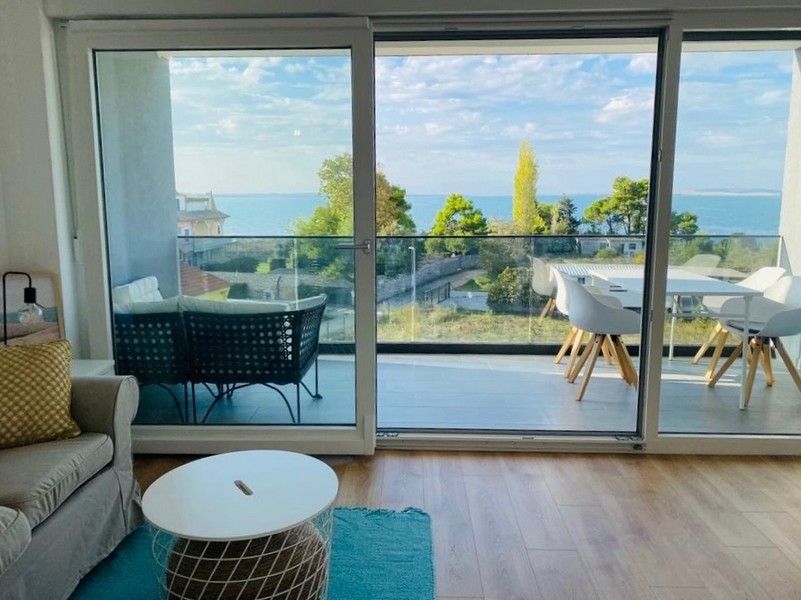 Möblierte Wohnung mit Meerblick kaufen bei Zadar in Kroatien - Panorama Scouting A3799