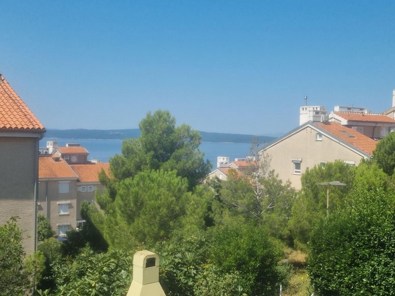 Blick auf das Meer vom Balkon der Immobilie A3810.